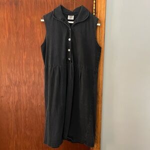 CMI Vintage Black Sleeveless Babydoll Dress